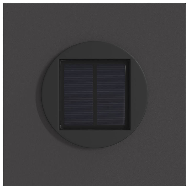 Solar LED sti lys 2 pcs Varm hvid 18 x 18 x 80 cm