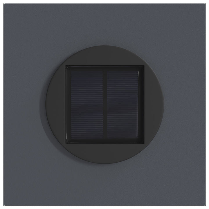Solar LED sti lys 2 stk. Varm hvid 18 x 18 x 80 cm