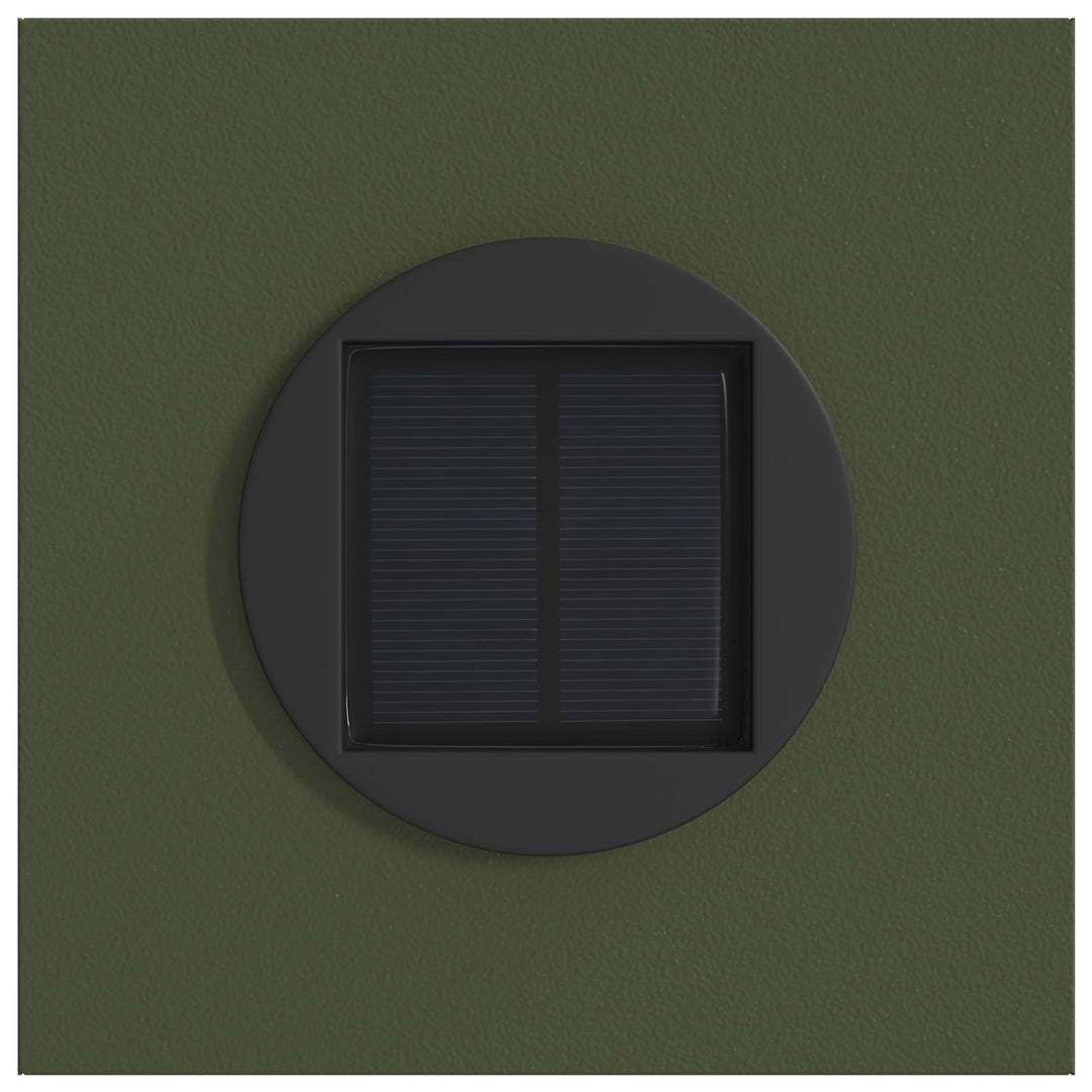 Solar LED sti lys 2 pcs Varm hvid 18 x 18 x 80 cm