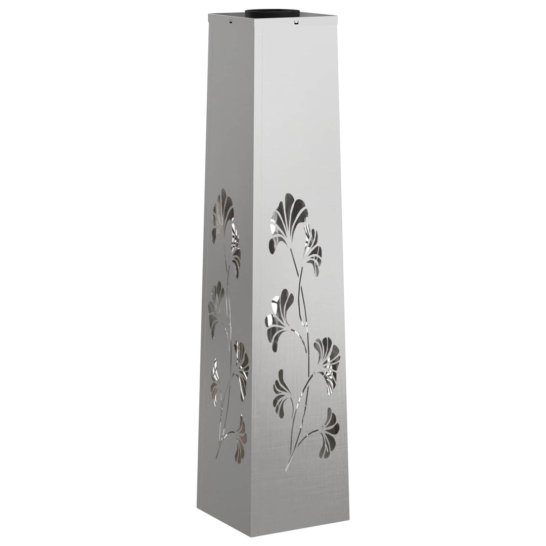 Solar LED sti lys 2 pcs Varm hvid 18 x 18 x 80 cm Rustfrit stål