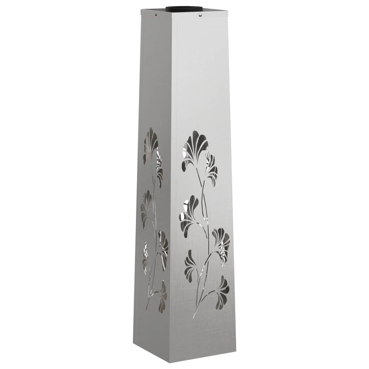 Solar LED sti lys 2 pcs Varm hvid 18 x 18 x 80 cm Rustfrit stål