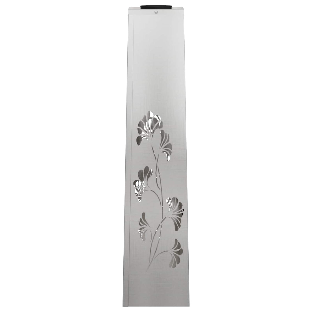 Solar LED sti lys 2 pcs Varm hvid 18 x 18 x 80 cm Rustfrit stål