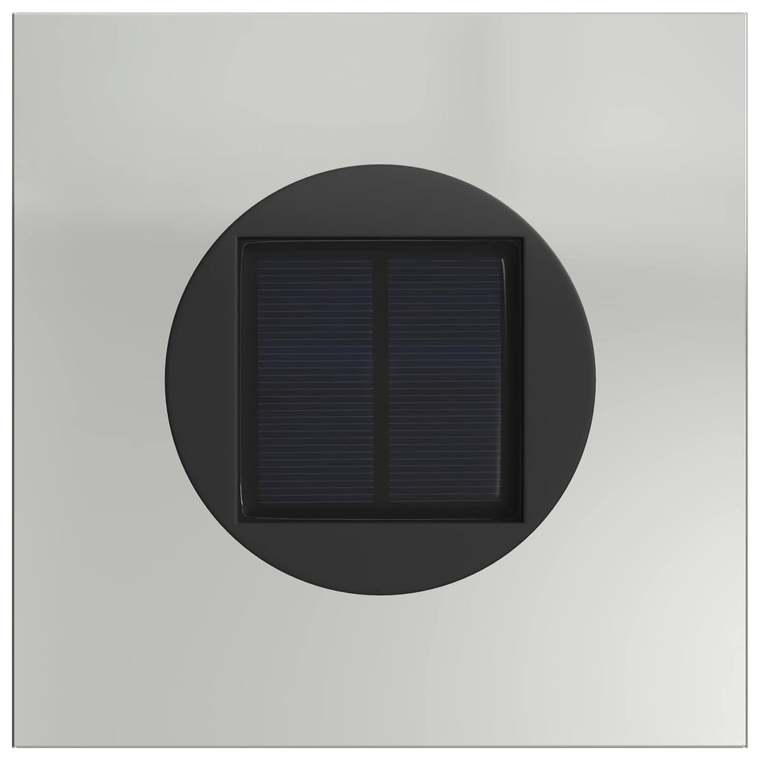 Solar LED sti lys 2 pcs Varm hvid 18 x 18 x 80 cm