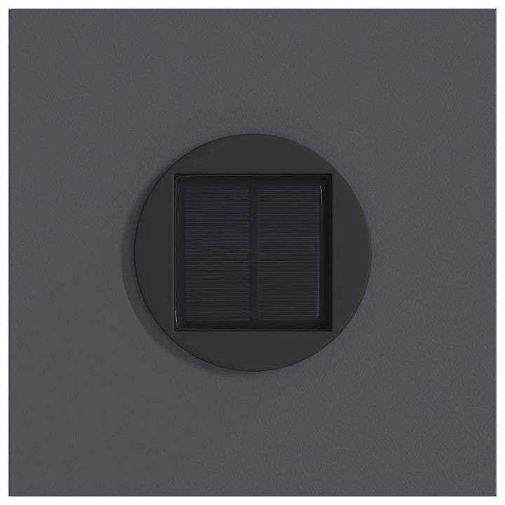 Solar LED sti lys 2 pcs Varm hvid 18 x 18 x 50 cm
