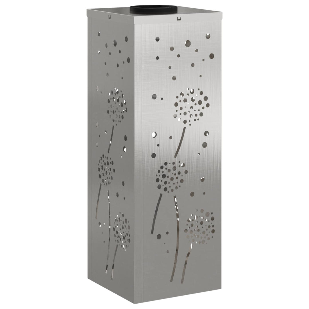 Solar LED sti lys 2 pcs Varm hvid 18 x 18 x 50 cm Rustfrit stål