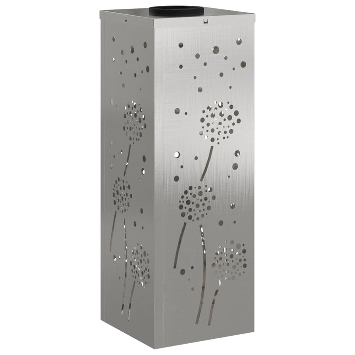 Solar LED sti lys 2 pcs Varm hvid 18 x 18 x 50 cm Rustfrit stål