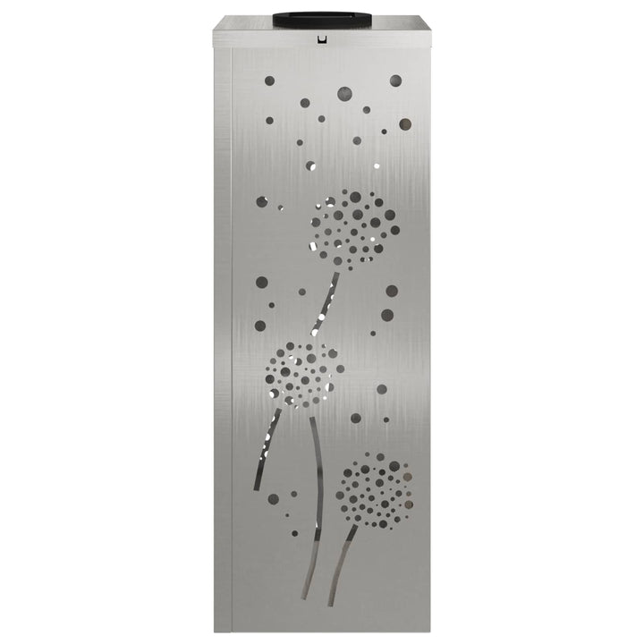Solar LED sti lys 2 pcs Varm hvid 18 x 18 x 50 cm Rustfrit stål