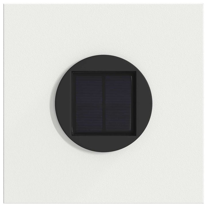 Solar LED sti lys 2 pcs Hvid Koldvalset Stål