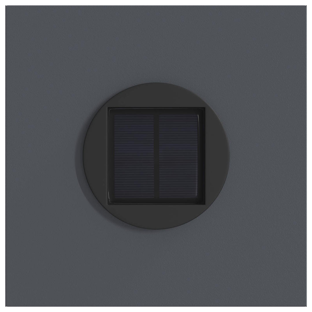 Solar LED sti lys 2 stk. Varm hvid 18 x 18 x 80 cm