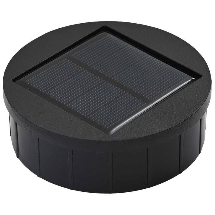 Solar LED sti lys 2 pcs Rusten Galvaniseret