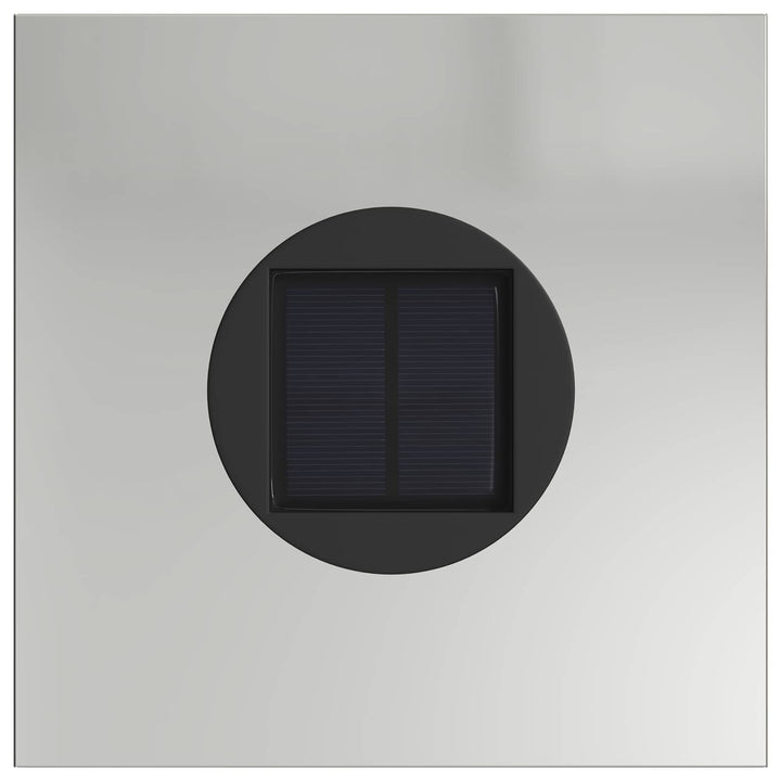 Solar LED sti lys 2 pcs Rusten Galvaniseret