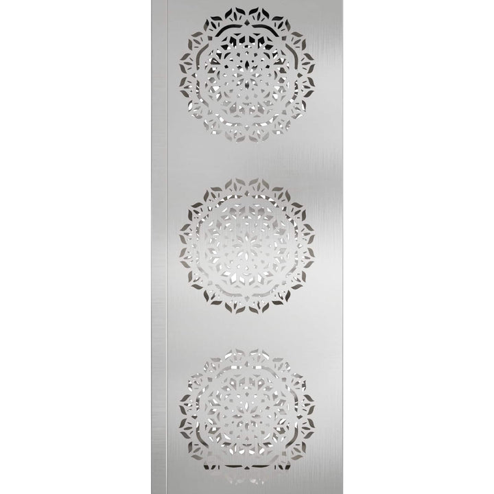 Solar LED sti lys 2 pcs Sølv Rustfrit stål