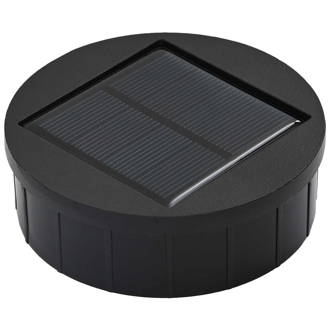 Solar LED sti lys 2 pcs Sølv Rustfrit stål