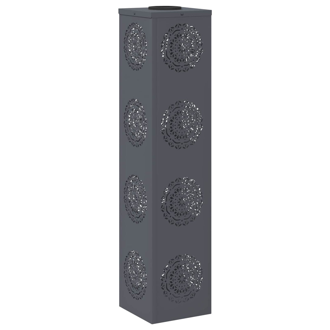 Solar LED sti lys 2 pcs Varm hvid 18 x 18 x 80 cm