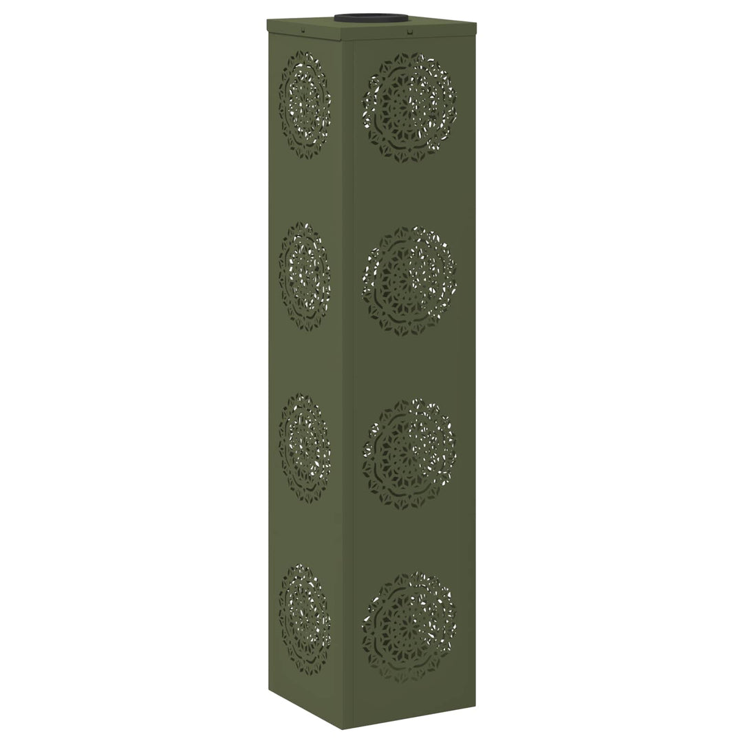 Solar LED sti lys 2 pcs Varm hvid 18 x 18 x 80 cm
