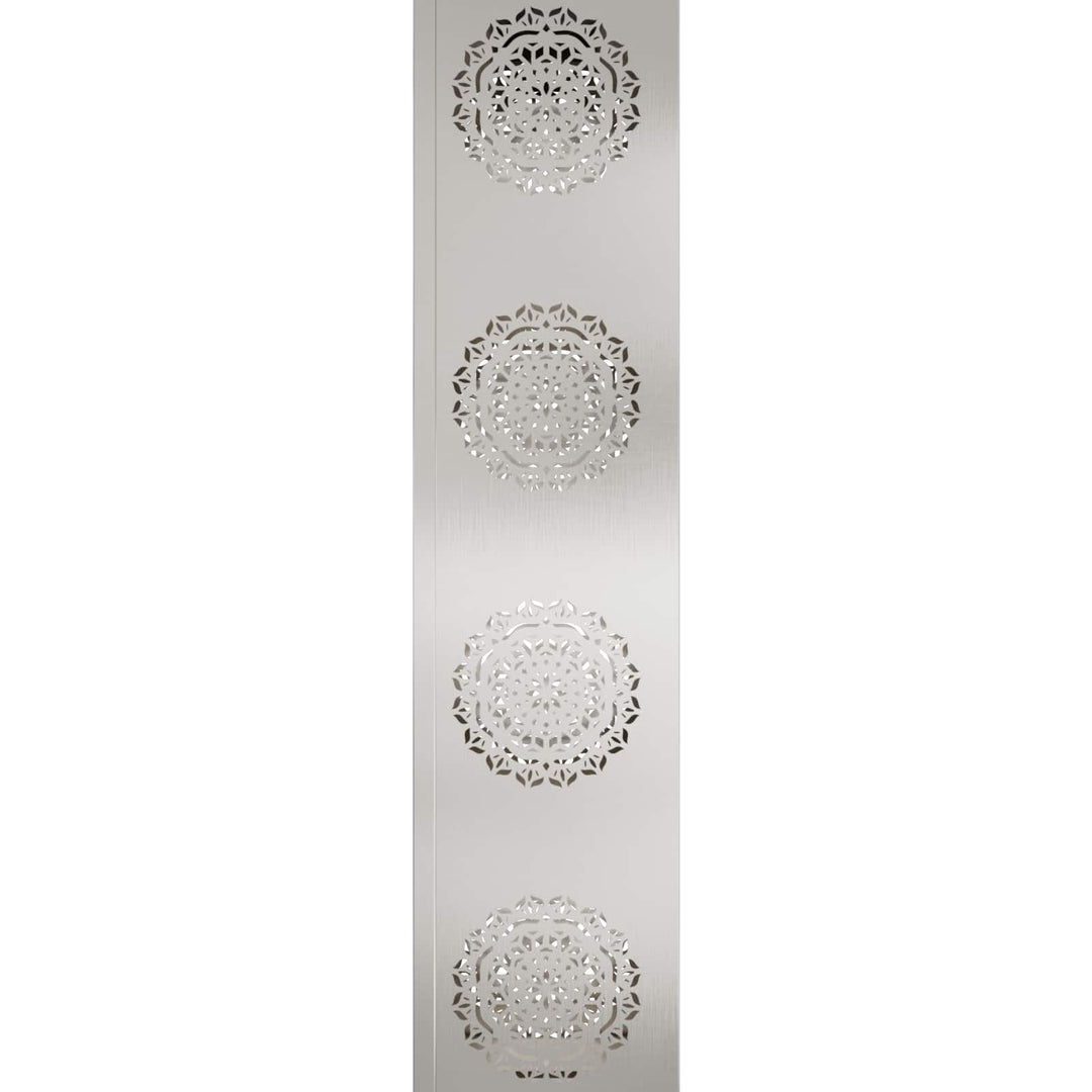 Solar LED sti lys 2 pcs Sølv Rustfrit stål
