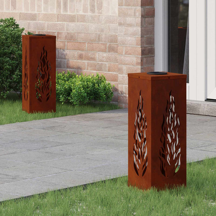 Solar LED sti lys 2 stk. Varm hvid 18 x 18 x 50 cm