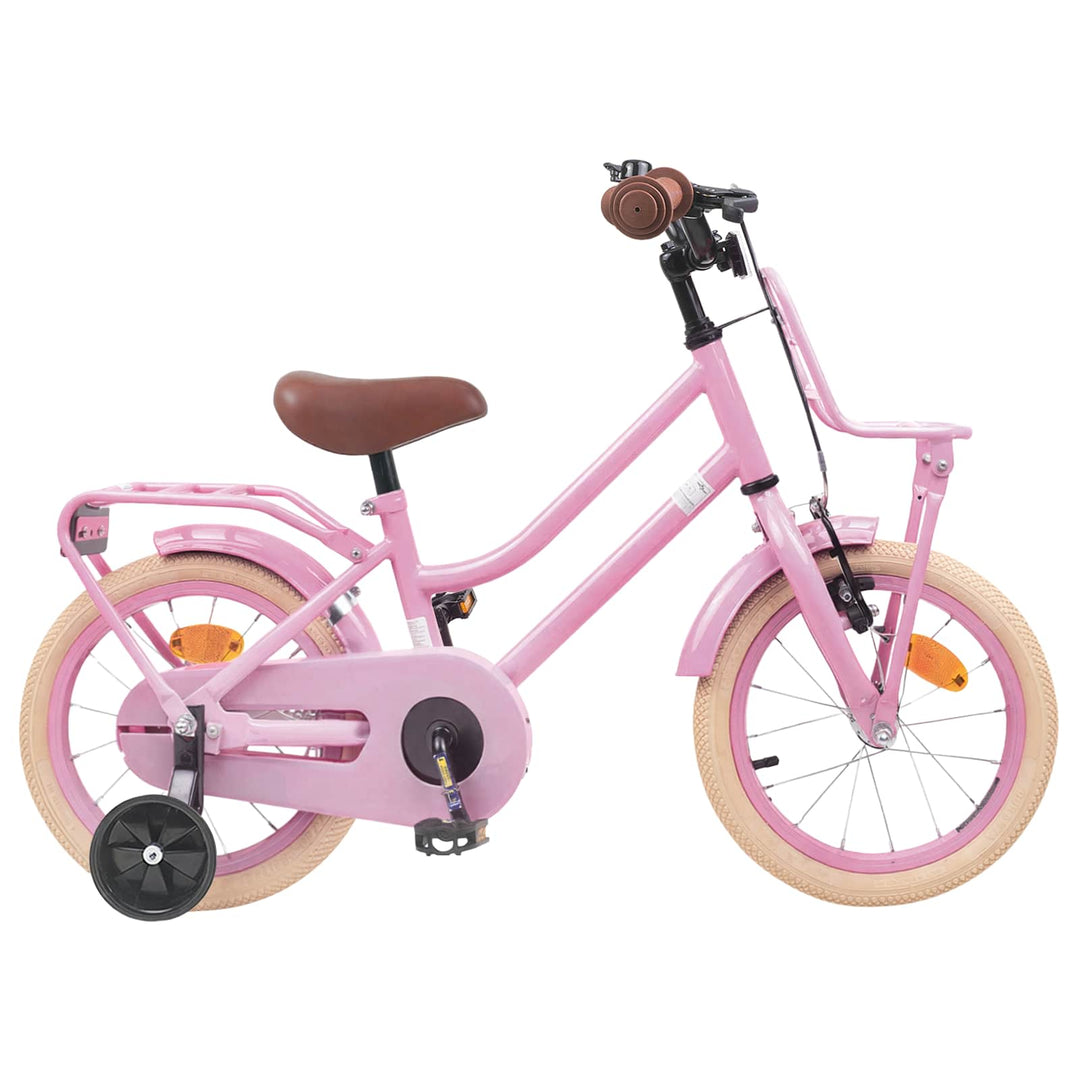 Børnecykel 16 tommer til 4-6 år gamle Lys pink