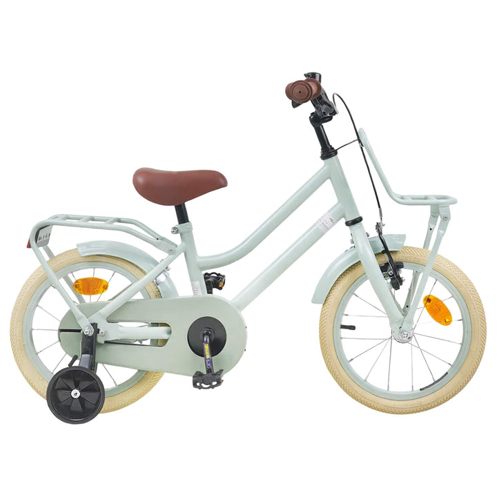 Børnecykel 16 tommer til 4-6 år gamle Lys grøn