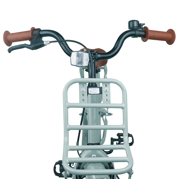 Børnecykel 18 tommer til 5-7 år gammel Lys grøn