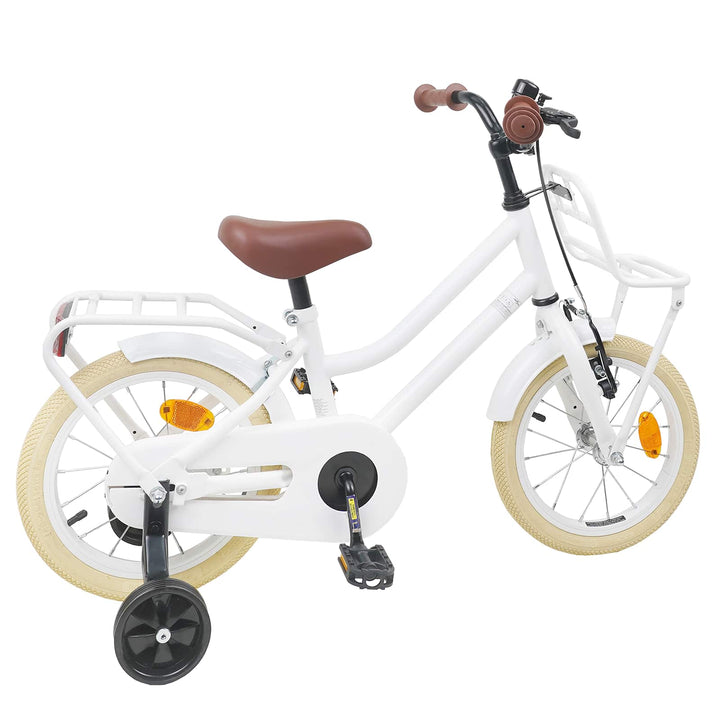 Børnecykel 16 tommer til 4-6 år gamle Hvid