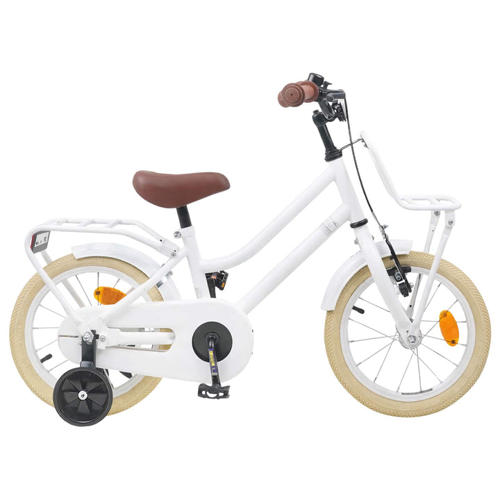 Børnecykel 16 tommer til 4-6 år gamle Hvid