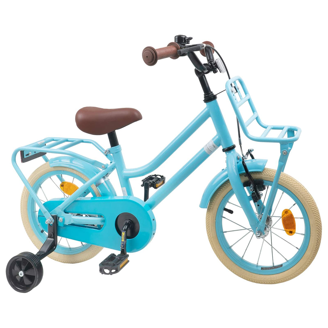 Børnecykel 16 tommer til 4-6 år gamle Lyseblå