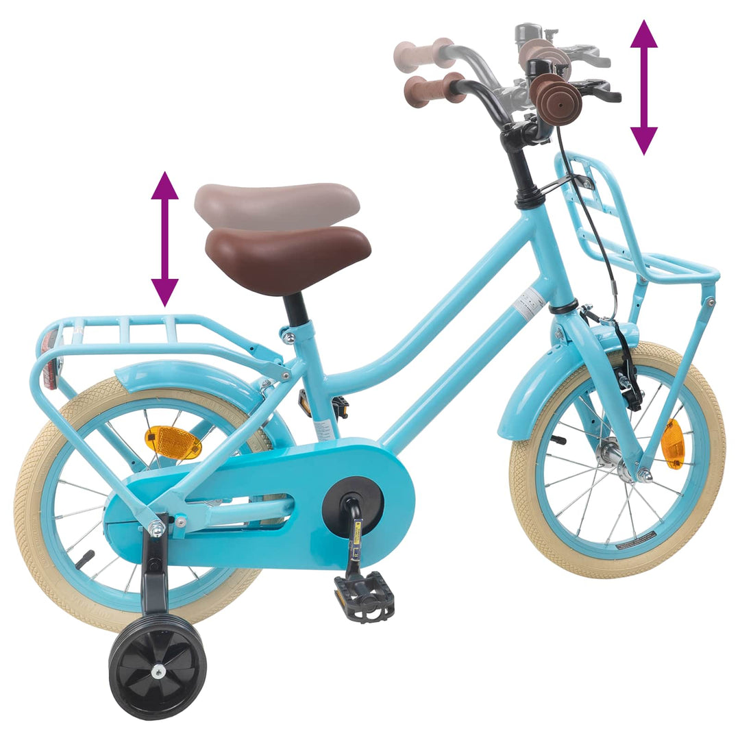 Børnecykel 16 tommer til 4-6 år gamle Lyseblå