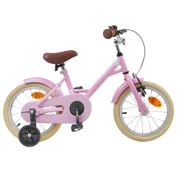 Børnecykel 14 tommer anbefalet til 3-5 år gammel Lys pink