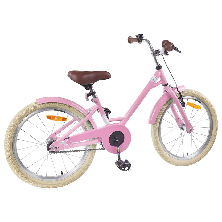 Børnecykel 18 tommer til 5-7 år gammel Lys pink
