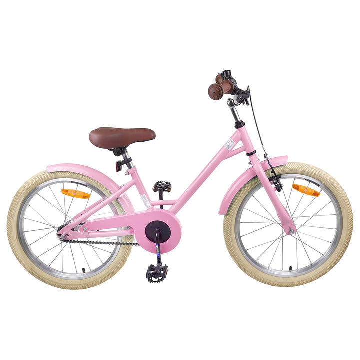 Børnecykel 18 tommer til 5-7 år gammel Lys pink