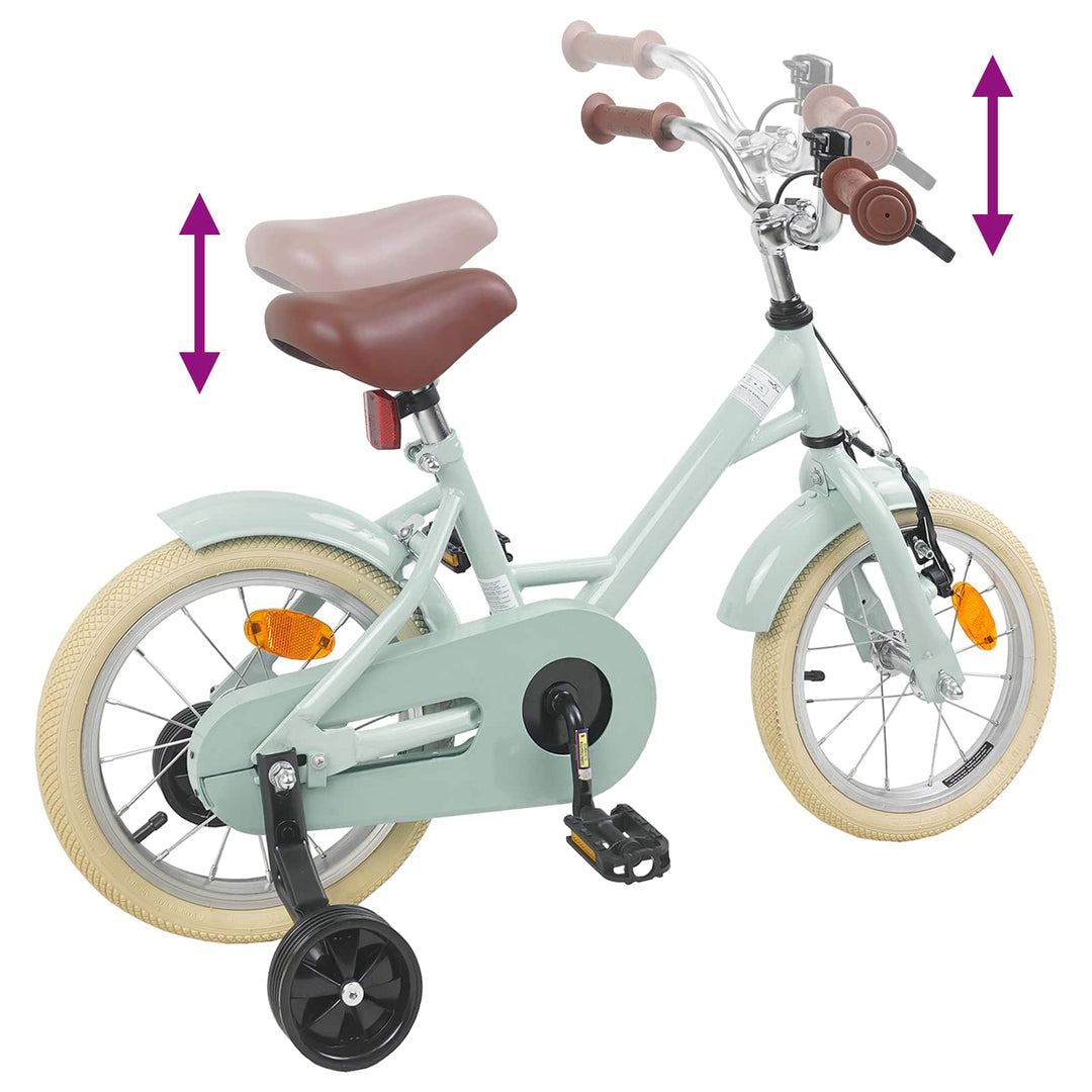Børnecykel 12 tommer til 2-4 år gamle Lys grøn