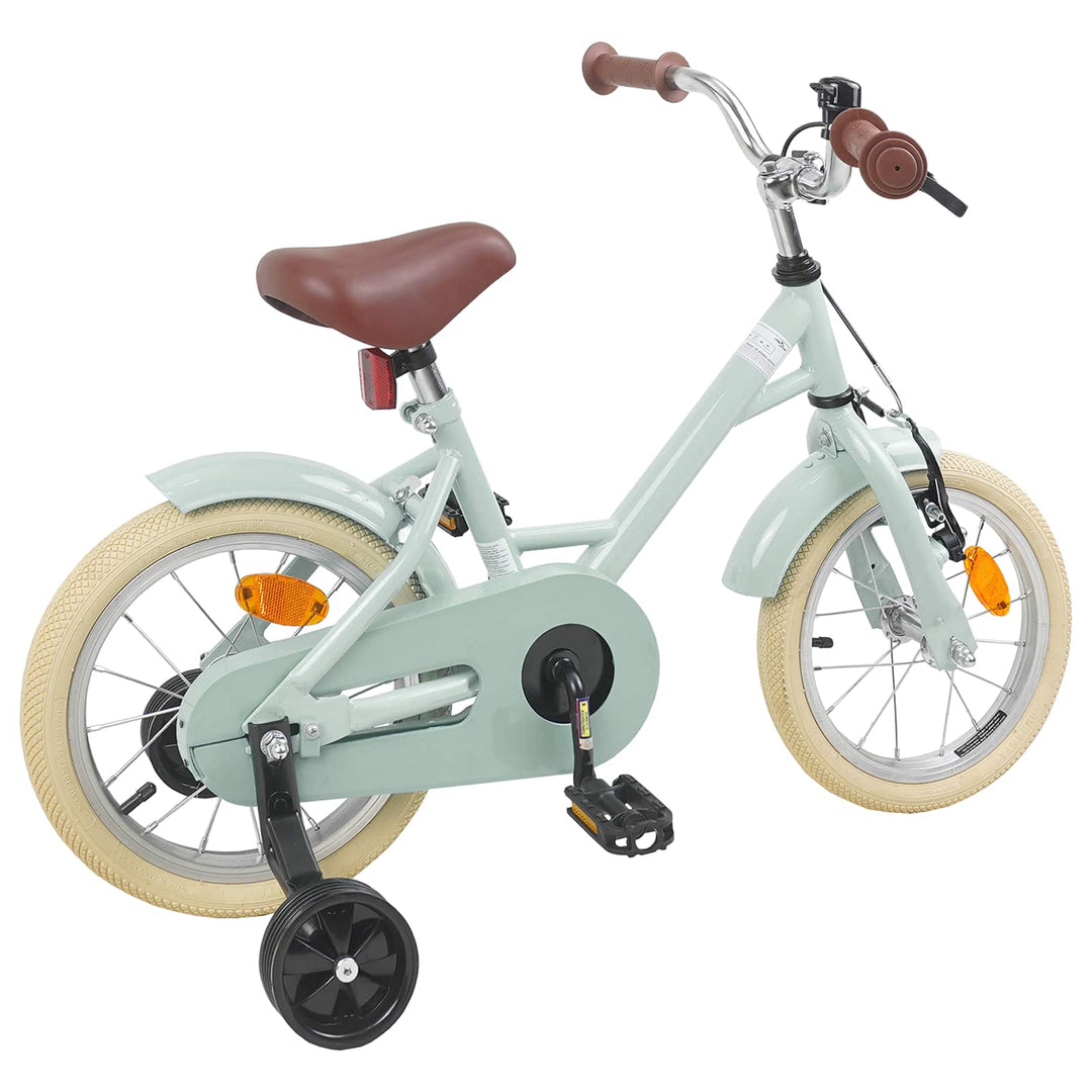 Børnecykel 16 tommer til 4-6 år gamle Lys grøn