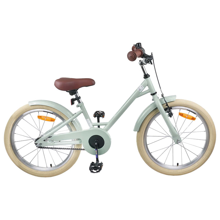 Børnecykel 20 tommer til børn i alderen 6-11 år Lys grøn