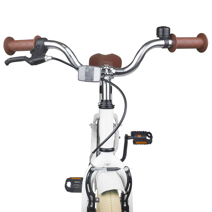 Børnecykel 20 tommer til børn i alderen 6-11 år Hvid
