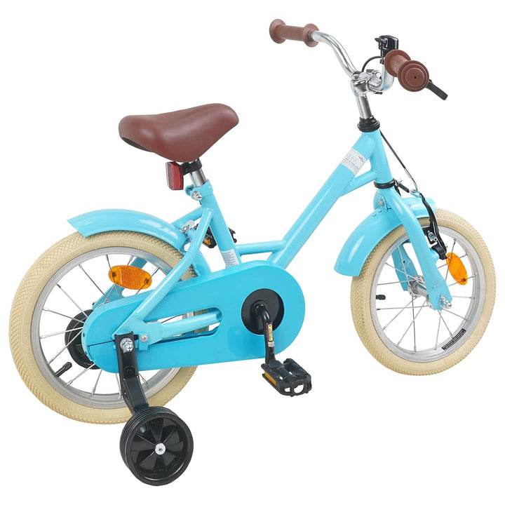 Børnecykel 14 tommer anbefalet til 3-5 år gammel Lyseblå
