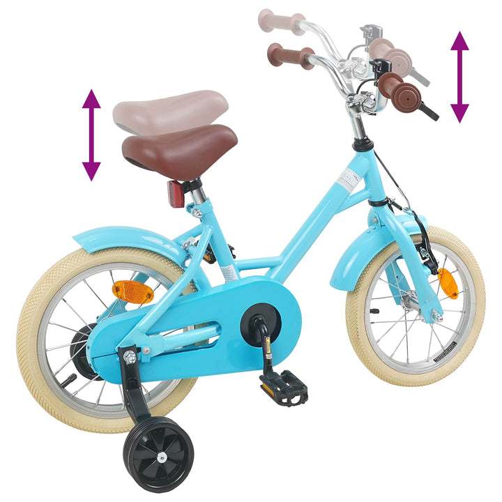Børnecykel 16 tommer til 4-6 år gamle Lyseblå