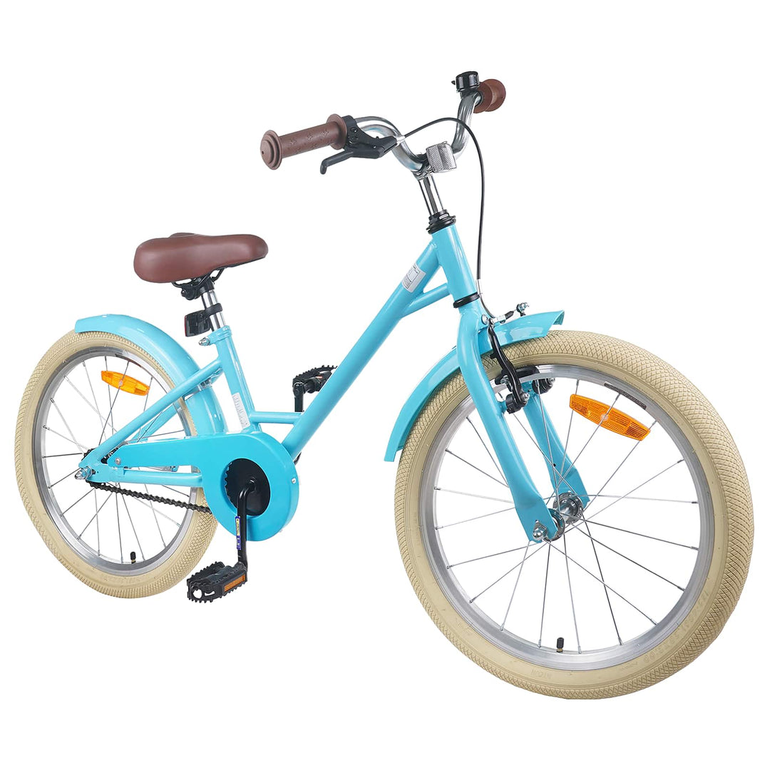 Børnecykel 20 tommer til børn i alderen 6-11 år Lyseblå