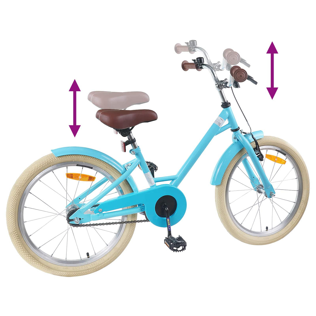 Børnecykel 22 tommer til 7-12 år gammel Lyseblå