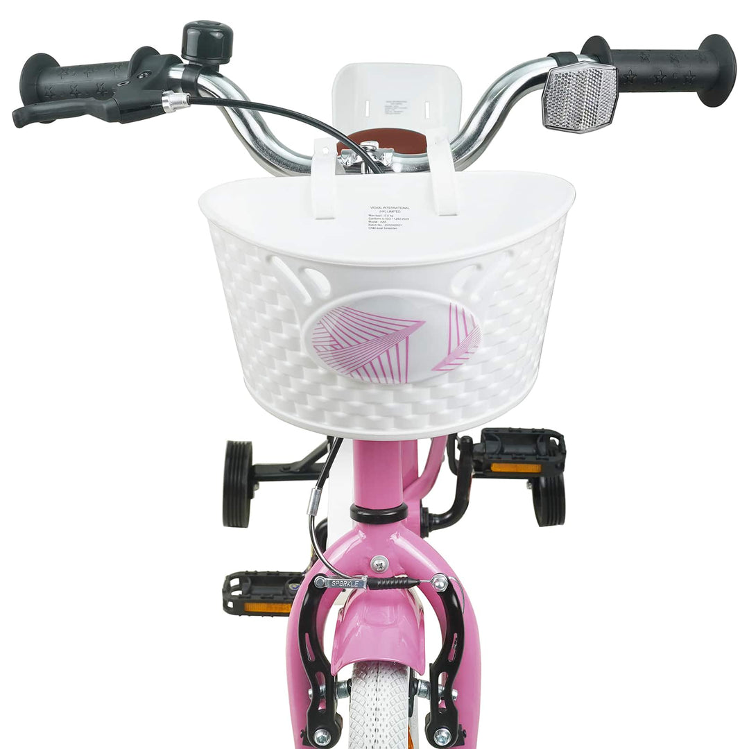 Børnecykel 12 tommer til 2-4 år gamle Lys pink