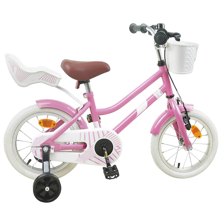 Børnecykel 14 tommer anbefalet til 3-5 år gammel Lys pink