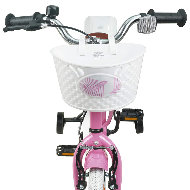 Børnecykel 16 tommer til 4-6 år gamle Lys pink