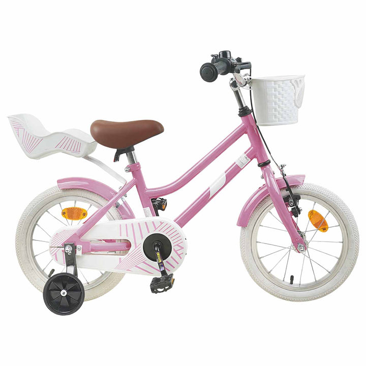 Børnecykel 16 tommer til 4-6 år gamle Lys pink