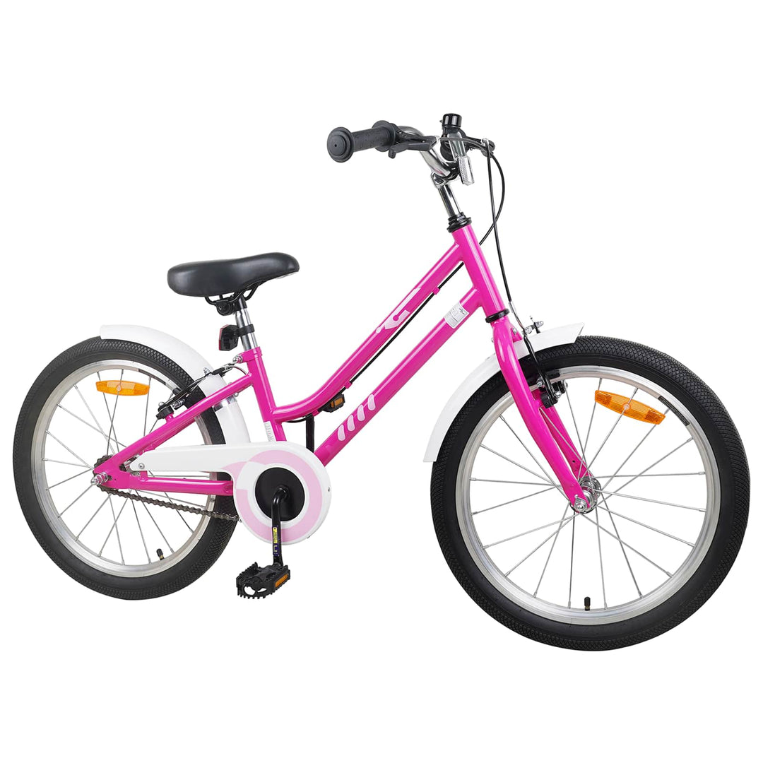 Børnecykel 22 tommer til 7-12 år gammel Pink Hvid