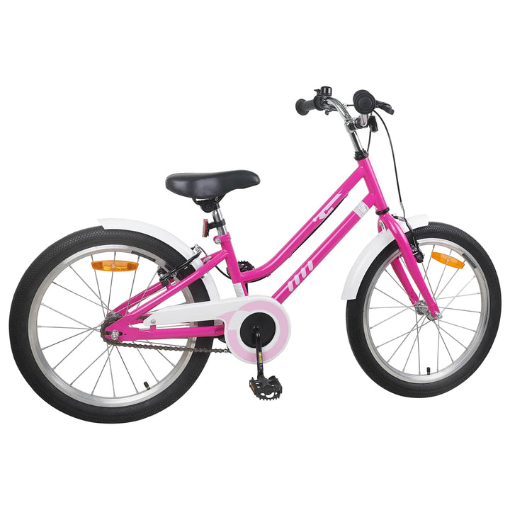 Børnecykel 22 tommer til 7-12 år gammel Pink Hvid