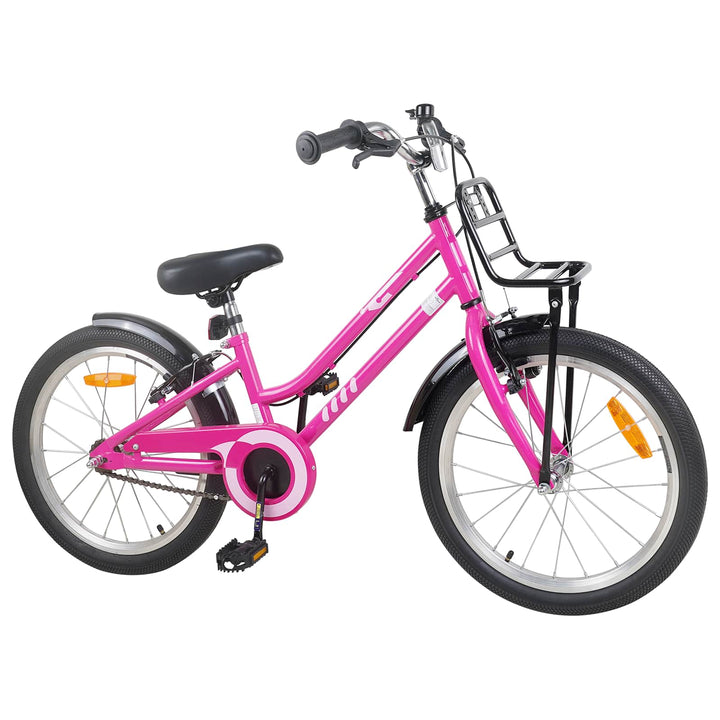 Børnecykel 20 tommer til børn i alderen 6-11 år Pink Sort