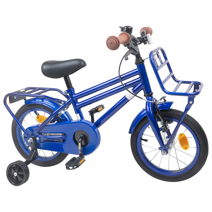 Børnecykel 16 tommer til 4-6 år gamle Mørk blå