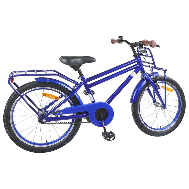 Børnecykel 20 tommer til børn i alderen 6-11 år Mørk blå