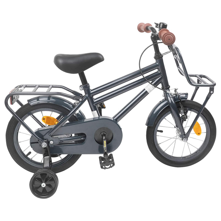 Børnecykel 12 tommer til 2-4 år gamle Mørkegrå