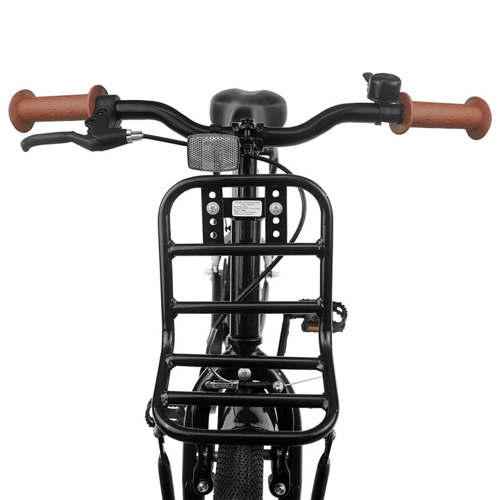 Børnecykel 18 tommer til 5-7 år gammel Sort